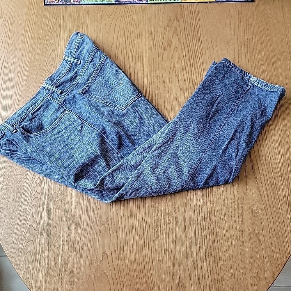 Levis 569 Baggy Jeans 38x32 Medium Wash Skater Grunge Wide Leg Denim Y2K